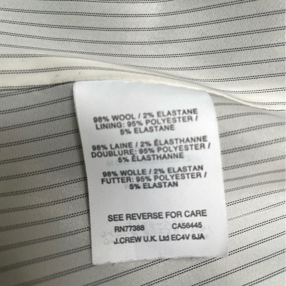 Like new! J. Crew Regent Blazer Blue Wool - Picture 6 of 7